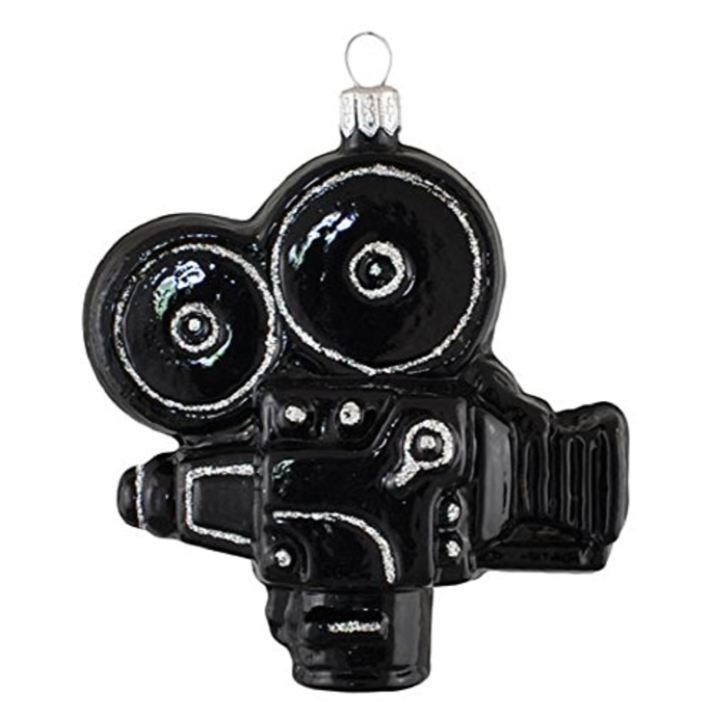 Movie Camera Polish Glass Christmas Tree Ornament Decoration Film Cinema