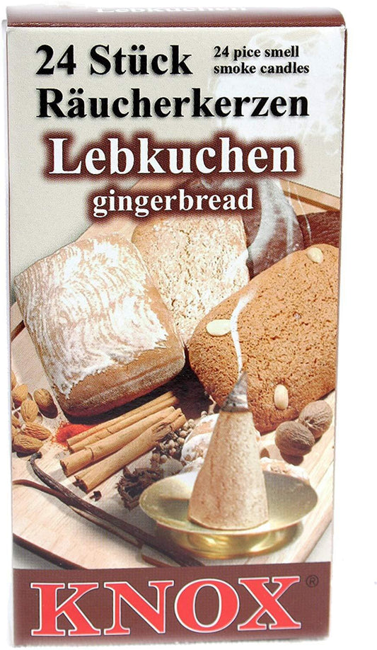 Knox Gingerbread Scent German Incense Cones Made Germany for Christmas Smokers