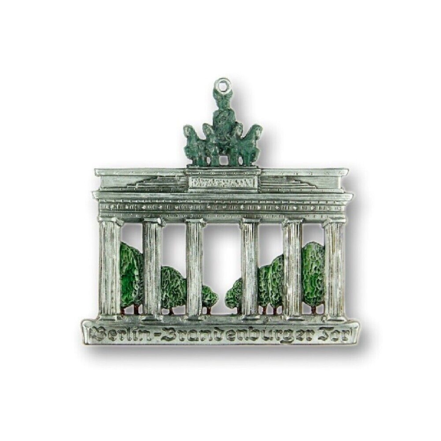 Brandenburg Gate Berlin Germany German Pewter Christmas Ornament Decoration New