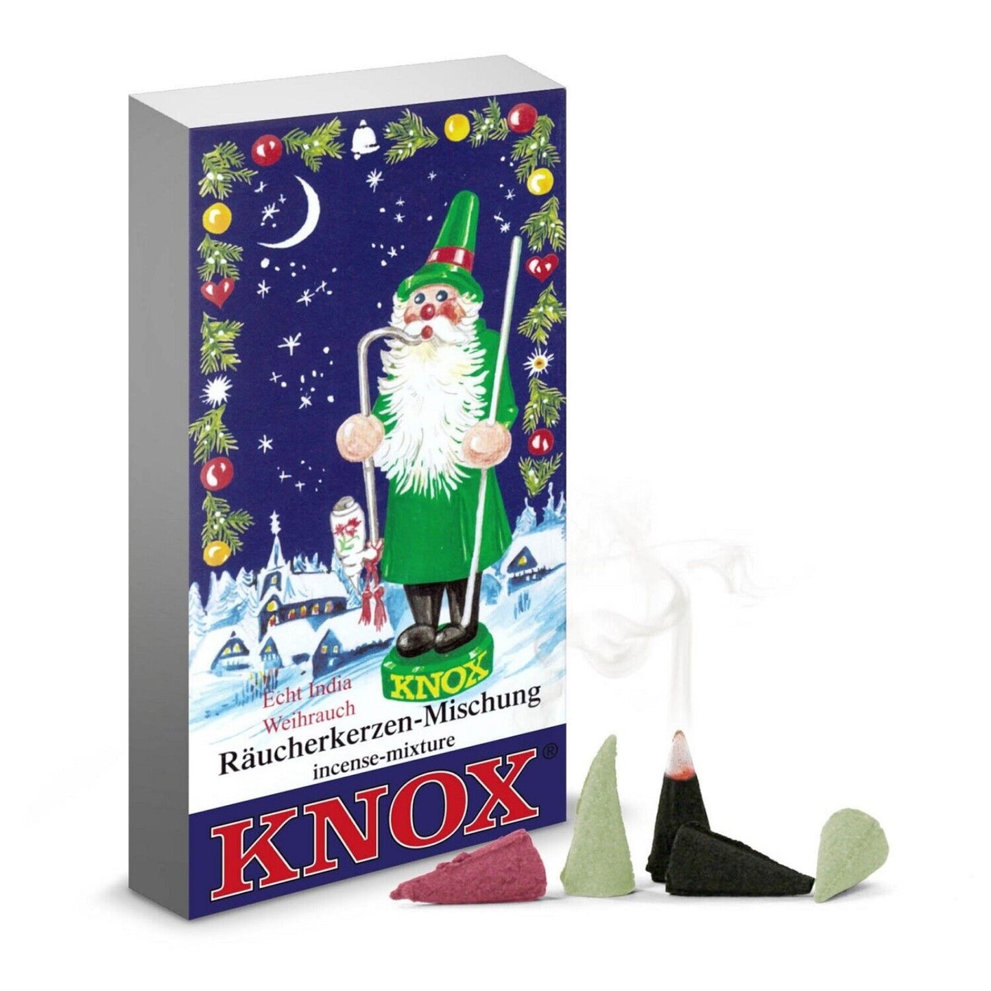 Knox Christmas Variety Pack German Incense Cones for German Incense Smokers