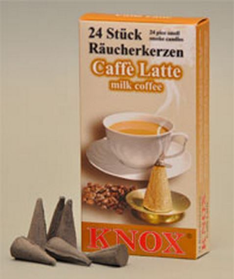 Knox Caffe Latte German Incense Cones Made in Germany for Christmas Smokers