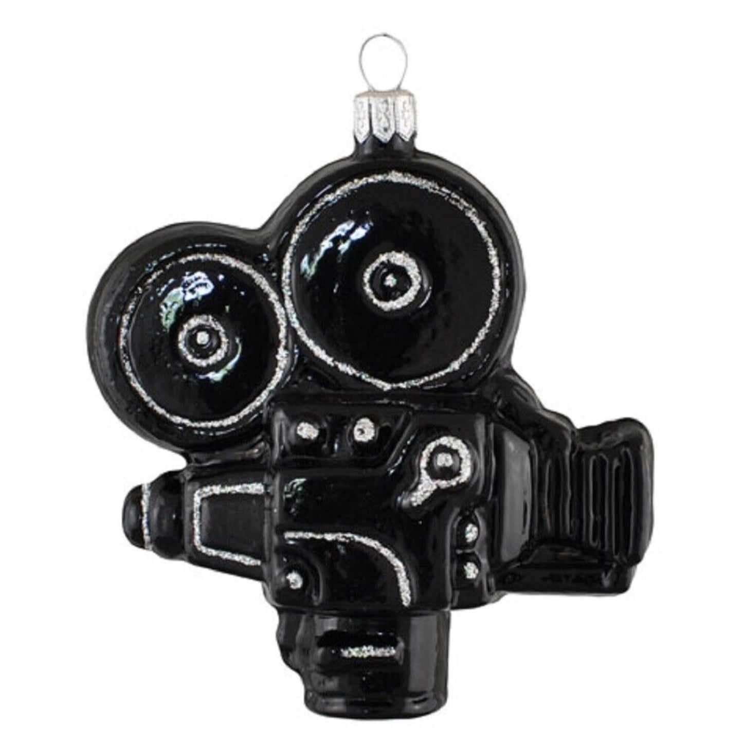 Movie Camera Polish Glass Christmas Tree Ornament Decoration Film Cinema