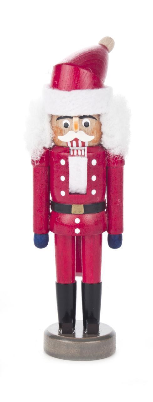 Santa Claus in Red German Wood Miniature Christmas Nutcracker Mini 5 Inch