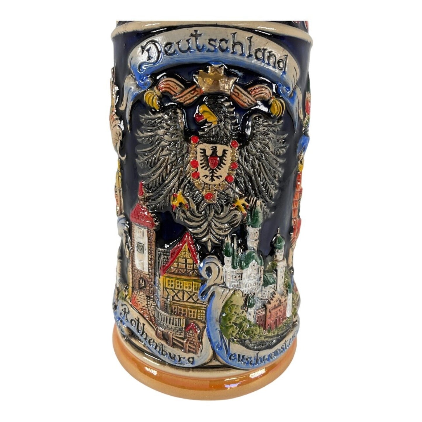 Deutschland Germany City LE German Beer Stein 1L Made in Germany Mug New