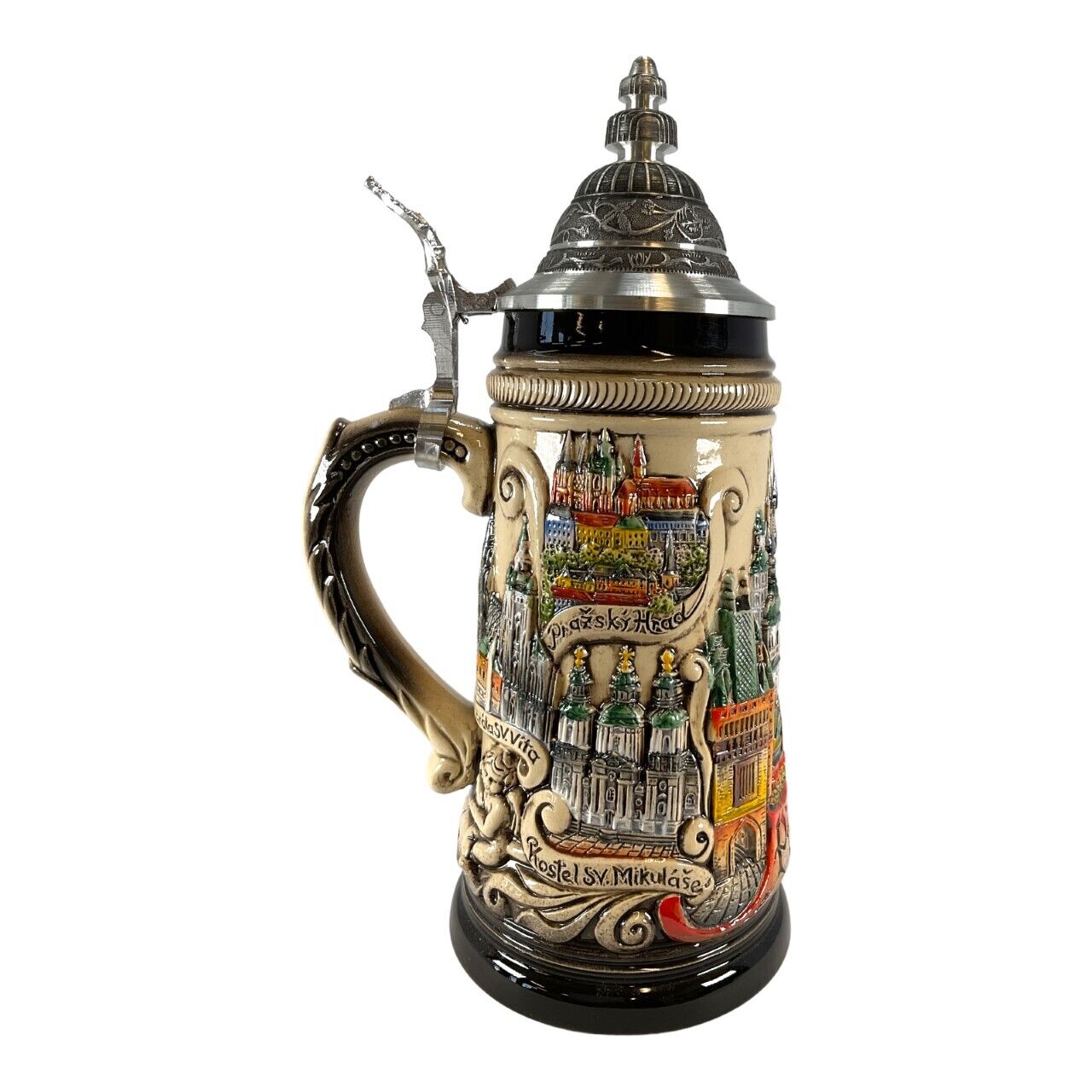 Rustic Prague Czech Republic Panorama German Beer Stein .75L ONE Mug Germany New