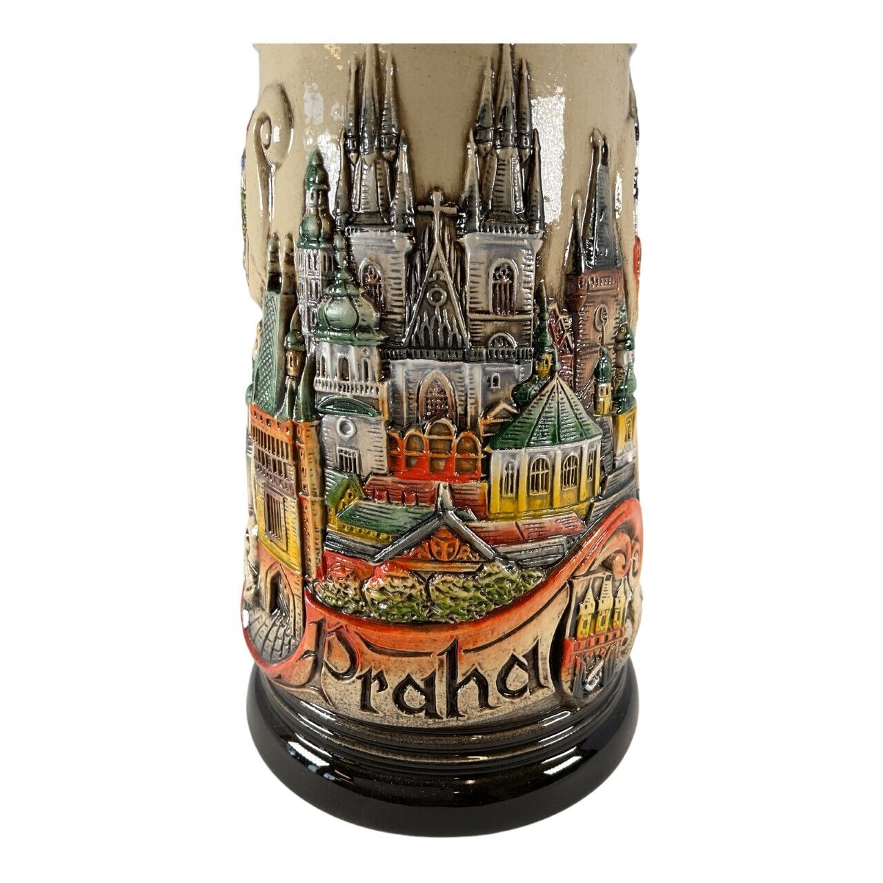 Rustic Prague Czech Republic Panorama German Beer Stein .75L ONE Mug Germany New