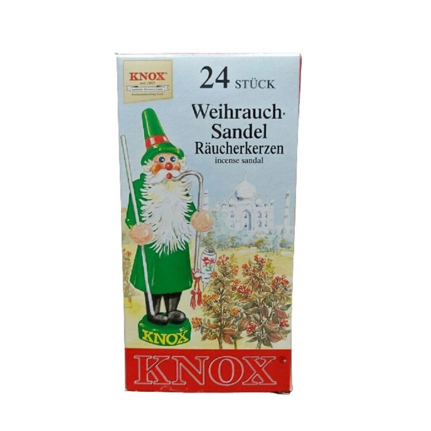 Knox Sandal Scent German Incense Cones Made in Germany for Christmas Smokers