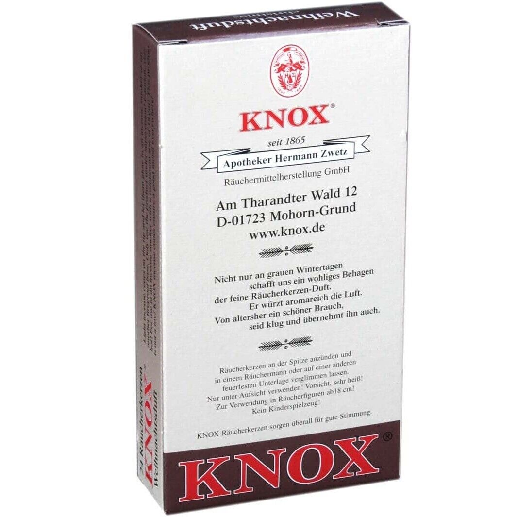 Knox Christmas Scent German Incense Cones Made in Germany for Christmas Smokers