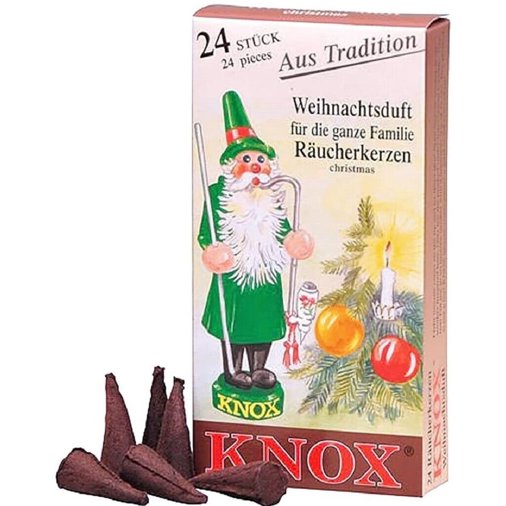 Knox Christmas Scent German Incense Cones Made in Germany for Christmas Smokers