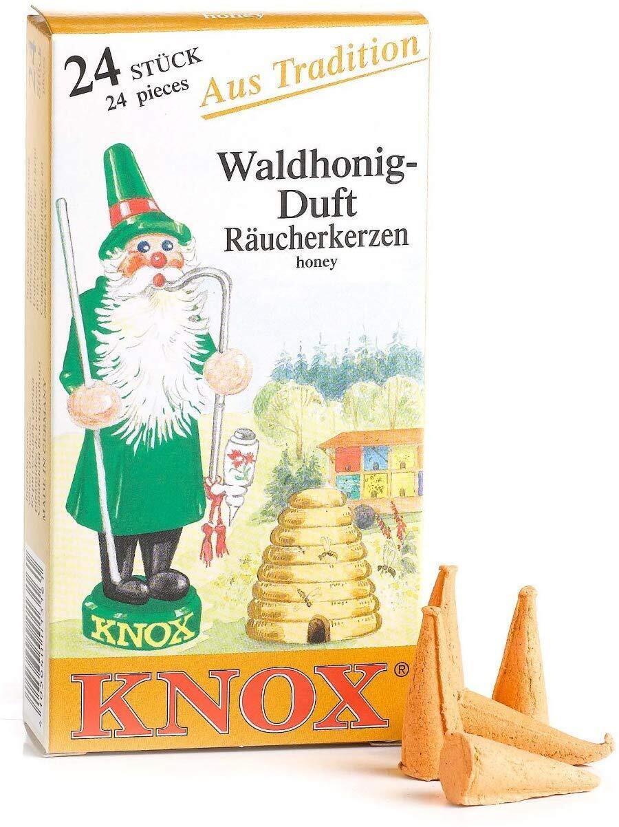 Knox Forest Honey German Incense Cones Made in Germany for Christmas Smokers