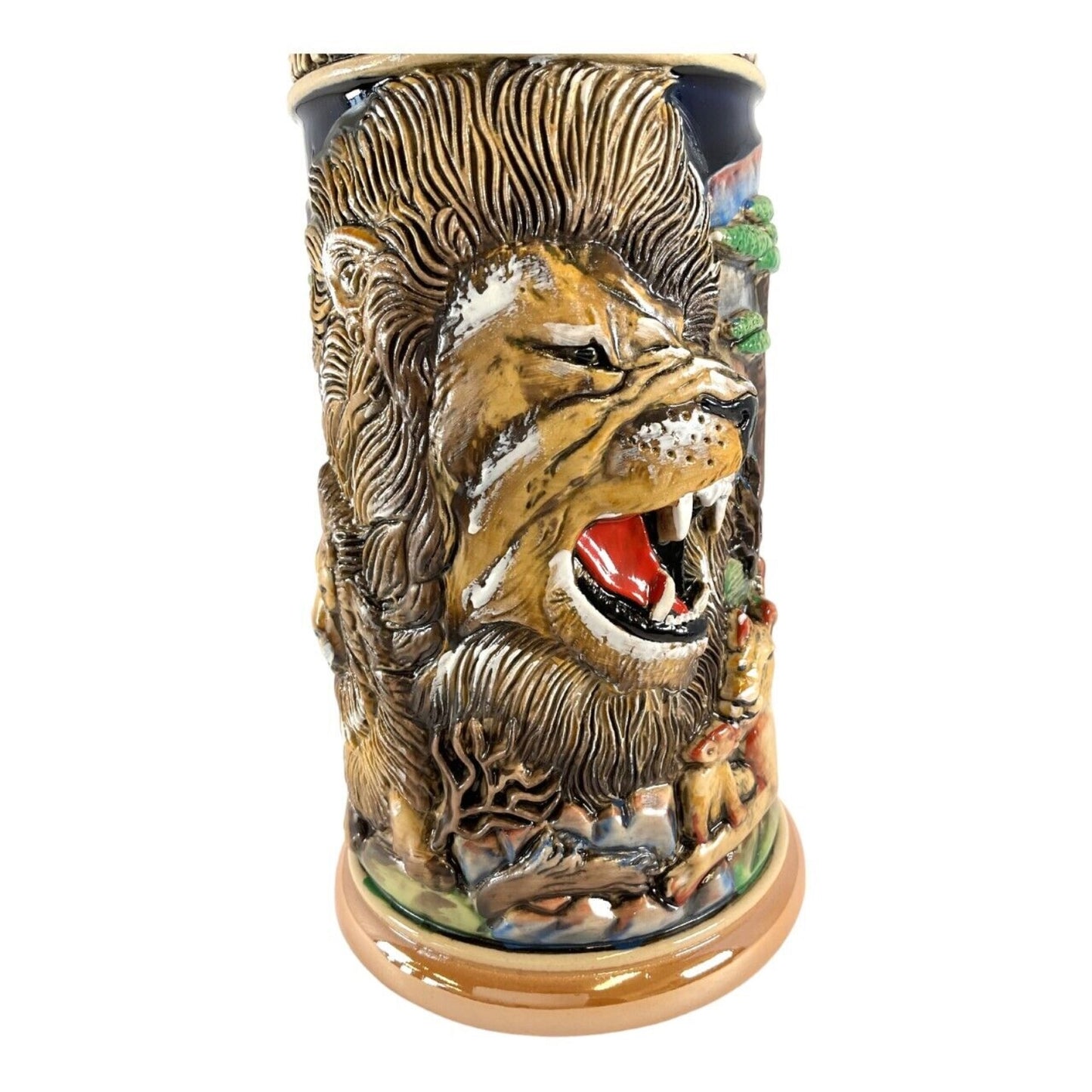 Pinnacle Peak Trading King of Beasts Lion Pride LE German Stoneware Beer Stein .75 L Made in Germany by King Werk