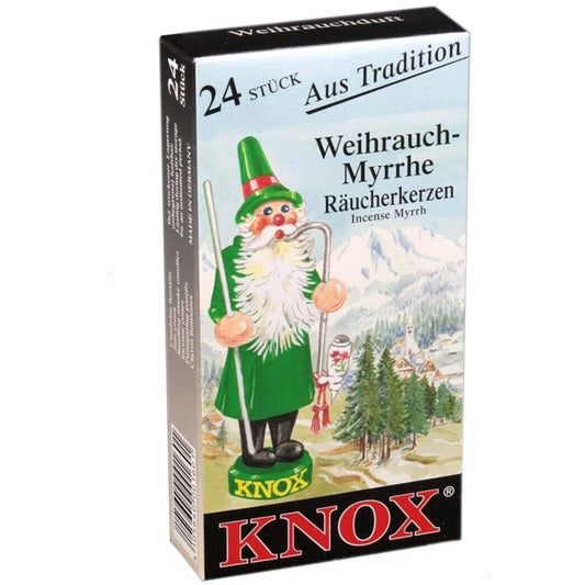 Knox Christmas Myrrh German Incense Cones Made in Germany for Christmas Smokers