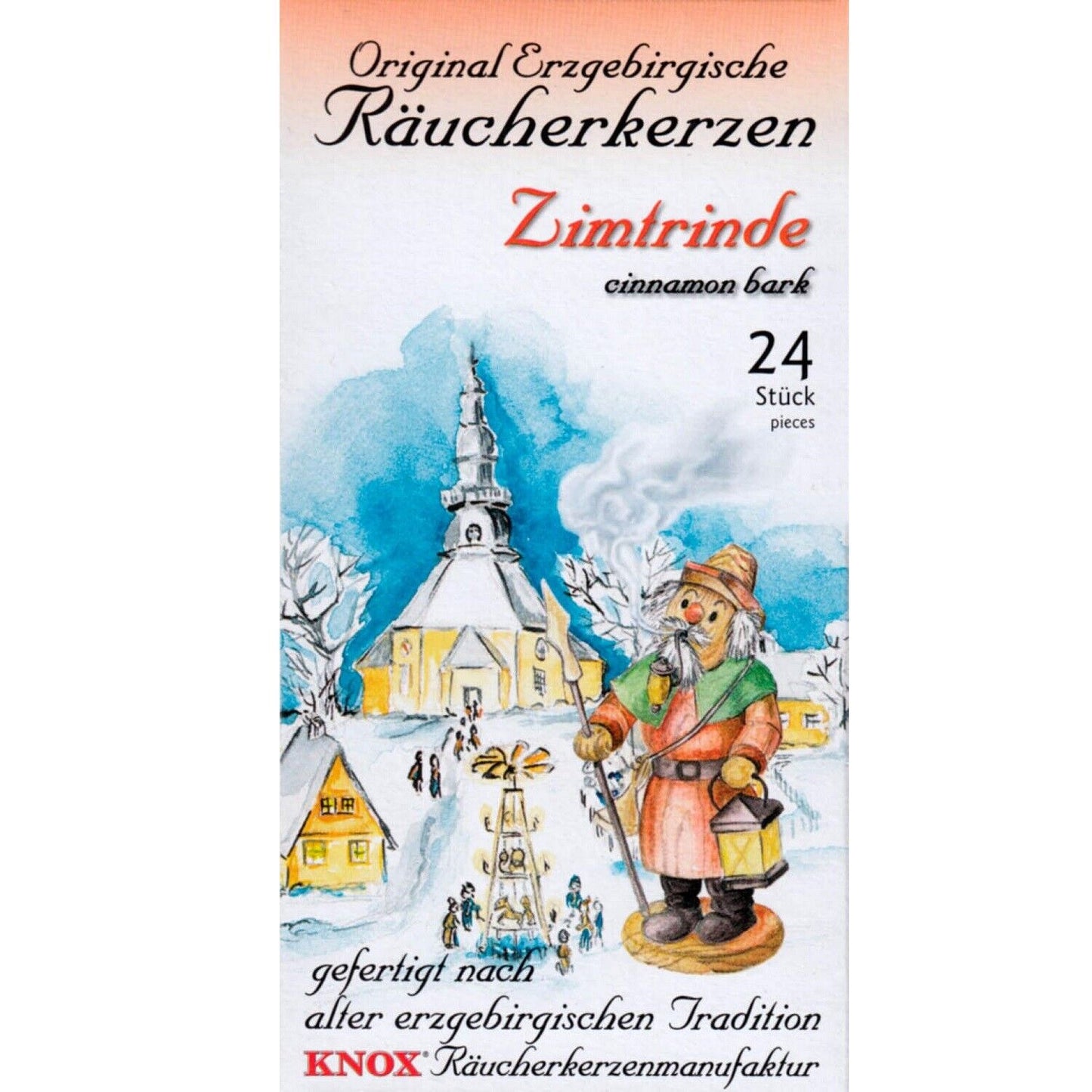 Knox Cinnamon Bark German Incense 24 per Box - Zimtrinde - IND146X0040