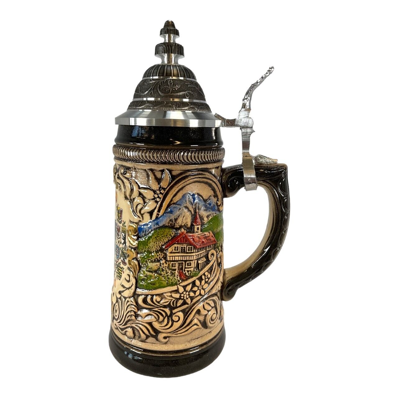 SPECIAL BUY 1/2L Deutschland Crests German Beer Stein ONE Stein Made in Germany