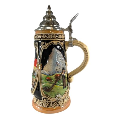 Pinnacle Peak Trading Company LE Lucerne Switzerland German Beer Stein .5L One New Mug Made in Germany