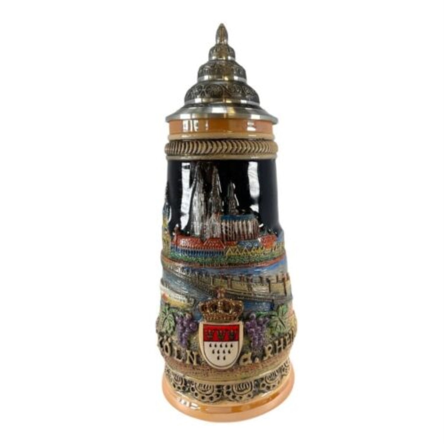 Pinnacle Peak Trading Company City of Koeln Cologne Germany Beer Stein .25L One New Koln Mug Made in Germany