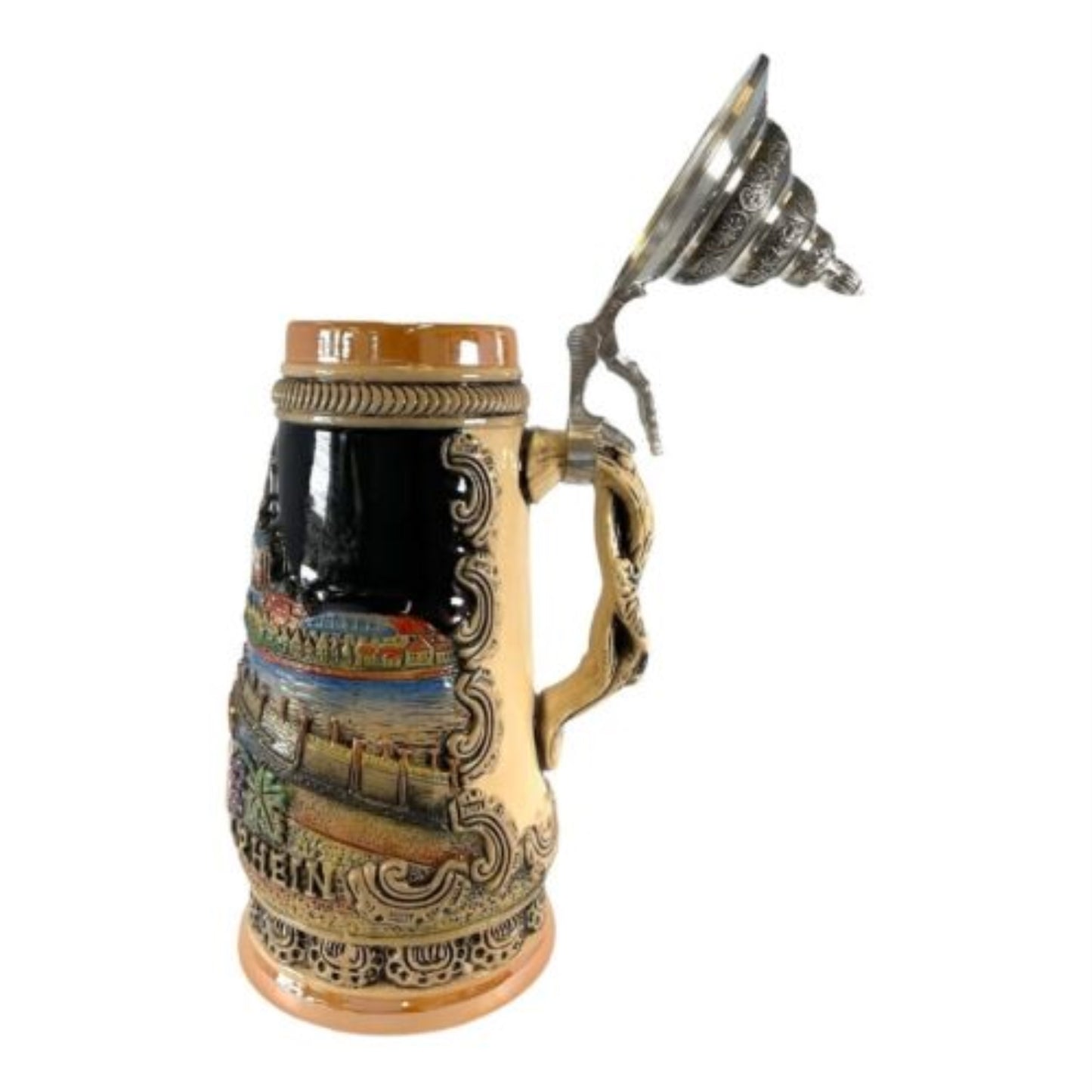 Pinnacle Peak Trading Company City of Koeln Cologne Germany Beer Stein .25L One New Koln Mug Made in Germany