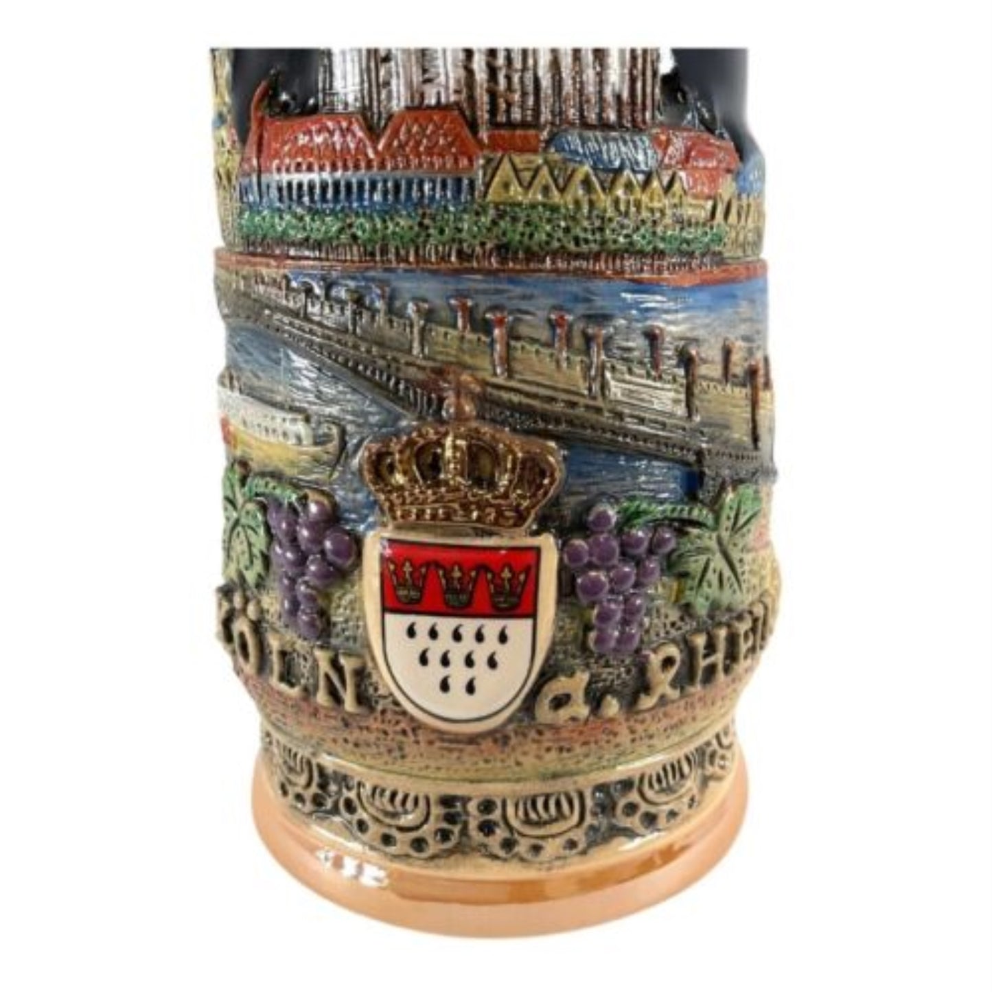 Pinnacle Peak Trading Company City of Koeln Cologne Germany Beer Stein .25L One New Koln Mug Made in Germany