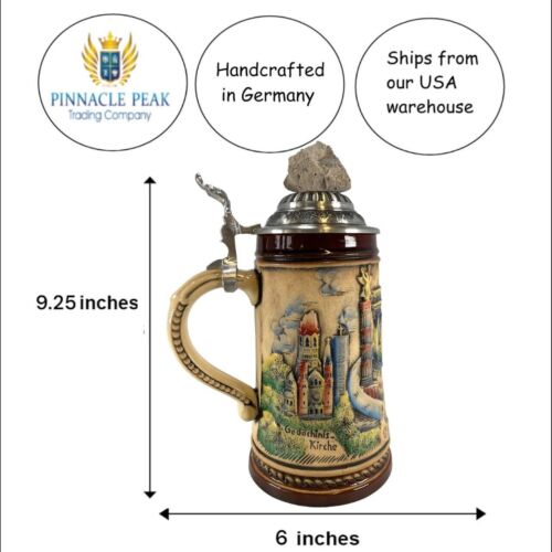 Pinnacle Peak Trading Company Limited Edition Berlin Wall Germany Beer Stein .5L Made in Germany One New Mug