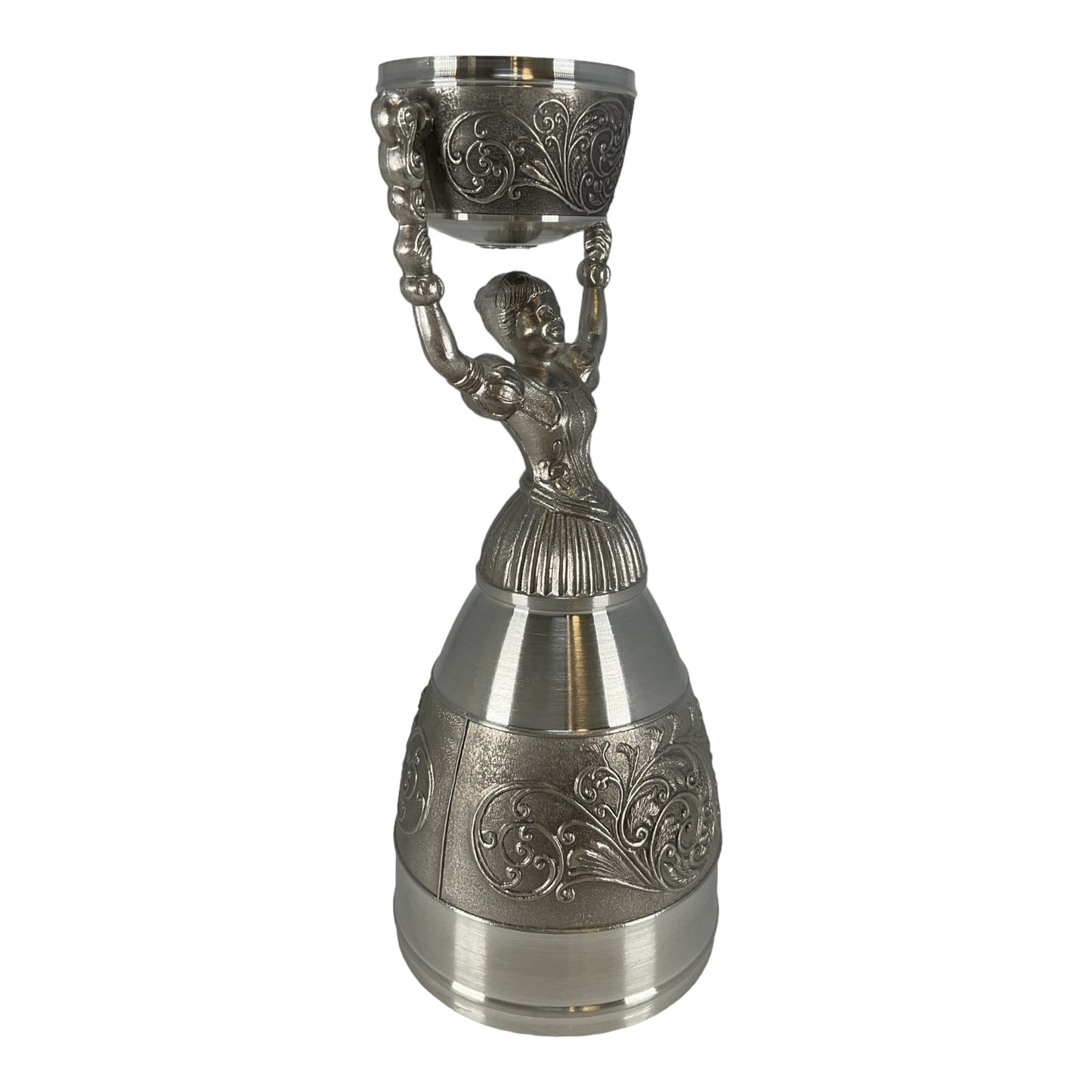 German Pewter Nuernberg Bridal Wedding Cup Toasting Wine Glass