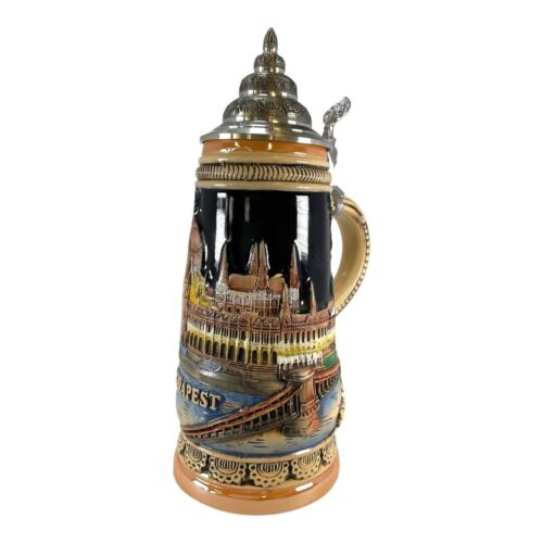 Budapest Hungary Parliament Building LE Germany Beer Stein .25 L Made in Germany