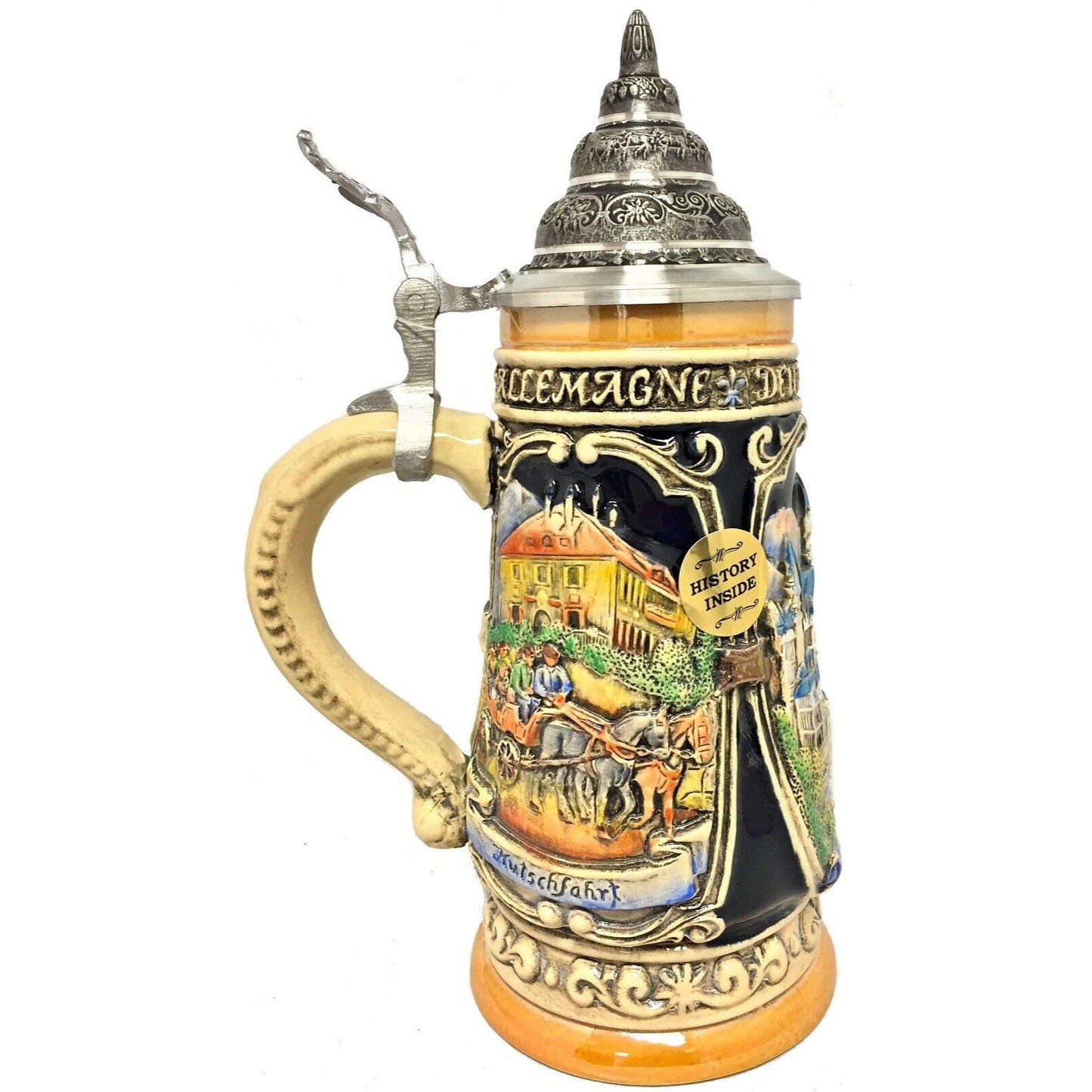 Pinnacle Peak Trading Neuschwanstein Castle LE Relief German Beer Stein .25 L Bavaria Germany by King Werk