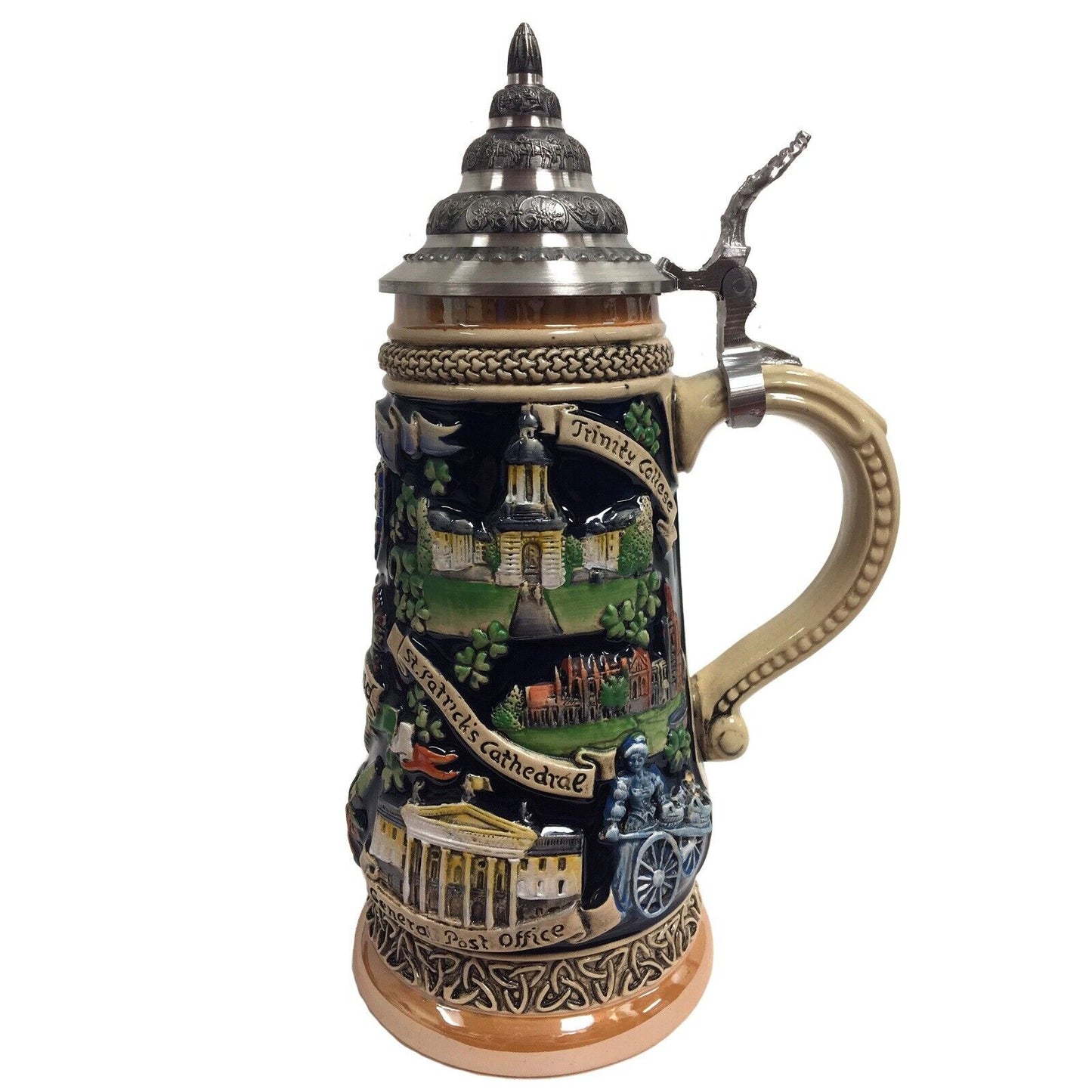 Pinnacle Peak Trading Company Dublin Ireland Landmarks LE German Stoneware Beer Stein .5 L Made in Germany