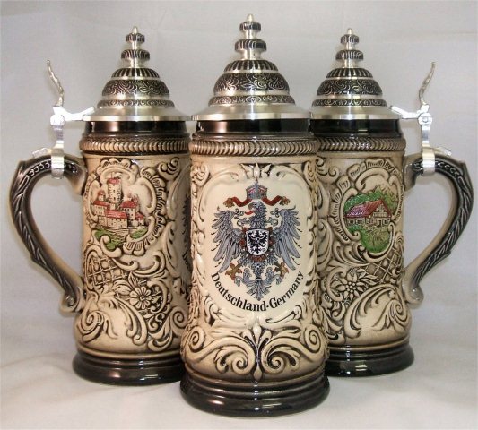 SPECIAL BUY Deutschland Eagle Crest German Beer Stein Made in Germany ONE Stein