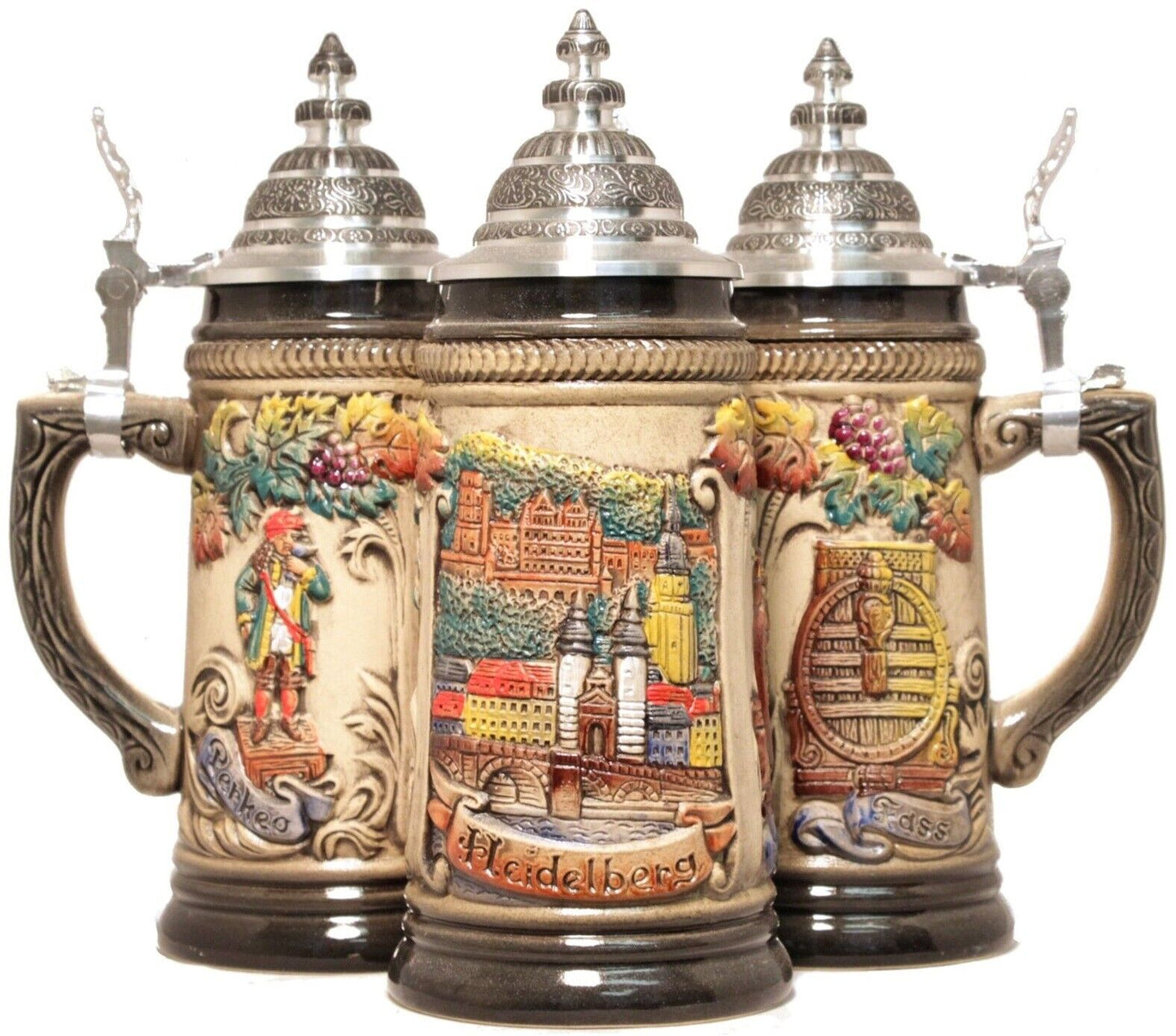 Heidelberg Germany German Beer Stein 1/4L Handcrafted in Germany ONE Mug New