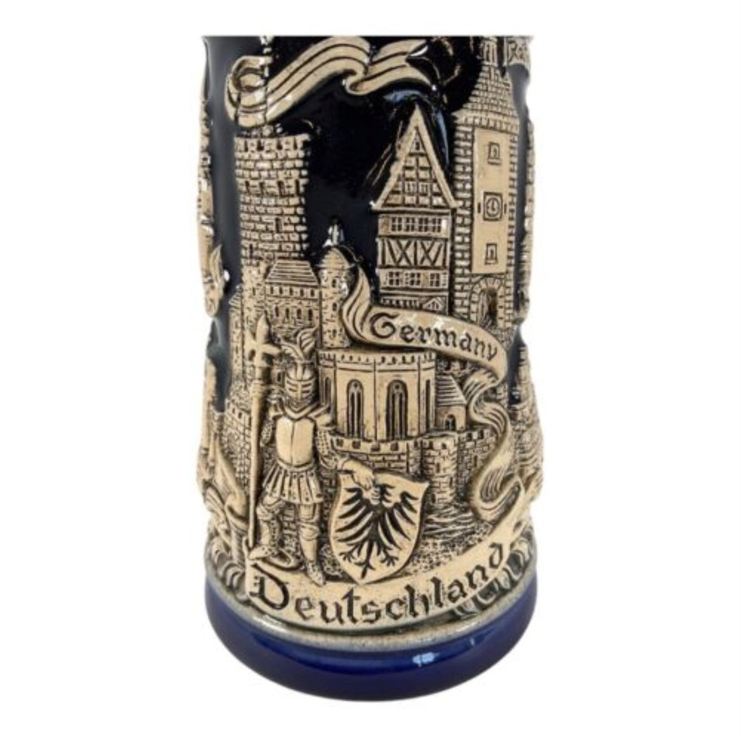 Deutschland Germany Old Blue Panorama LE Stoneware German Beer Stein .5 L