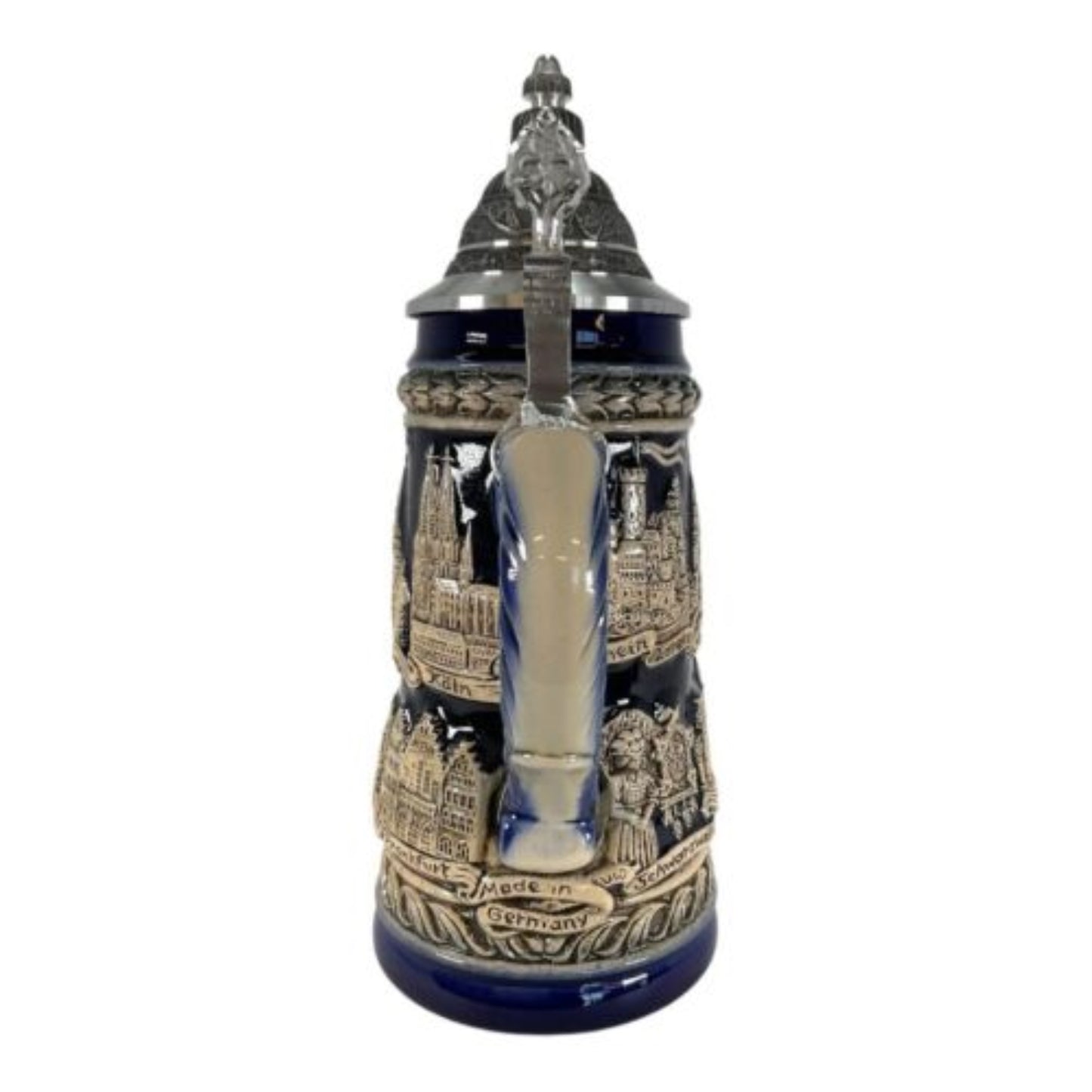 Deutschland Germany Old Blue Panorama LE Stoneware German Beer Stein .5 L