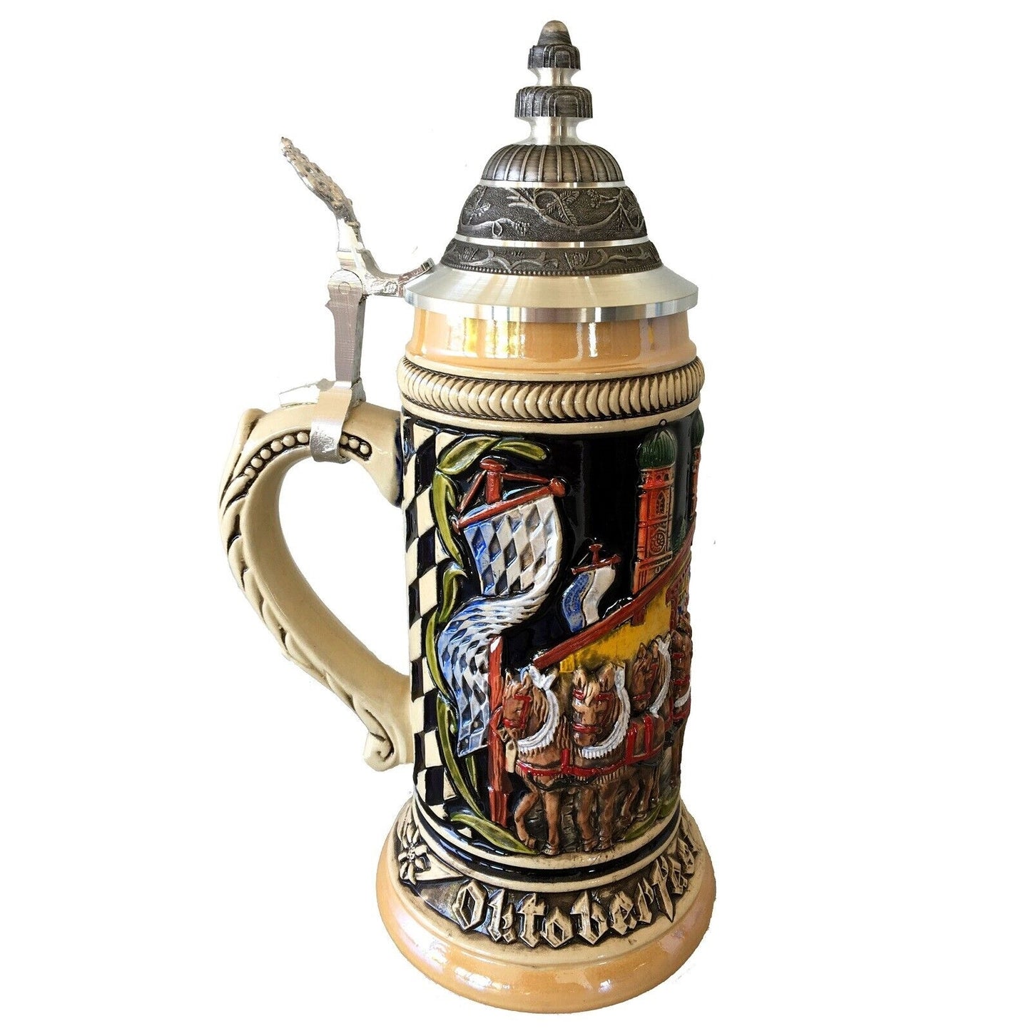 Munich Oktoberfest LE German Beer Stein .5L Made in Germany Munchen Octoberfest