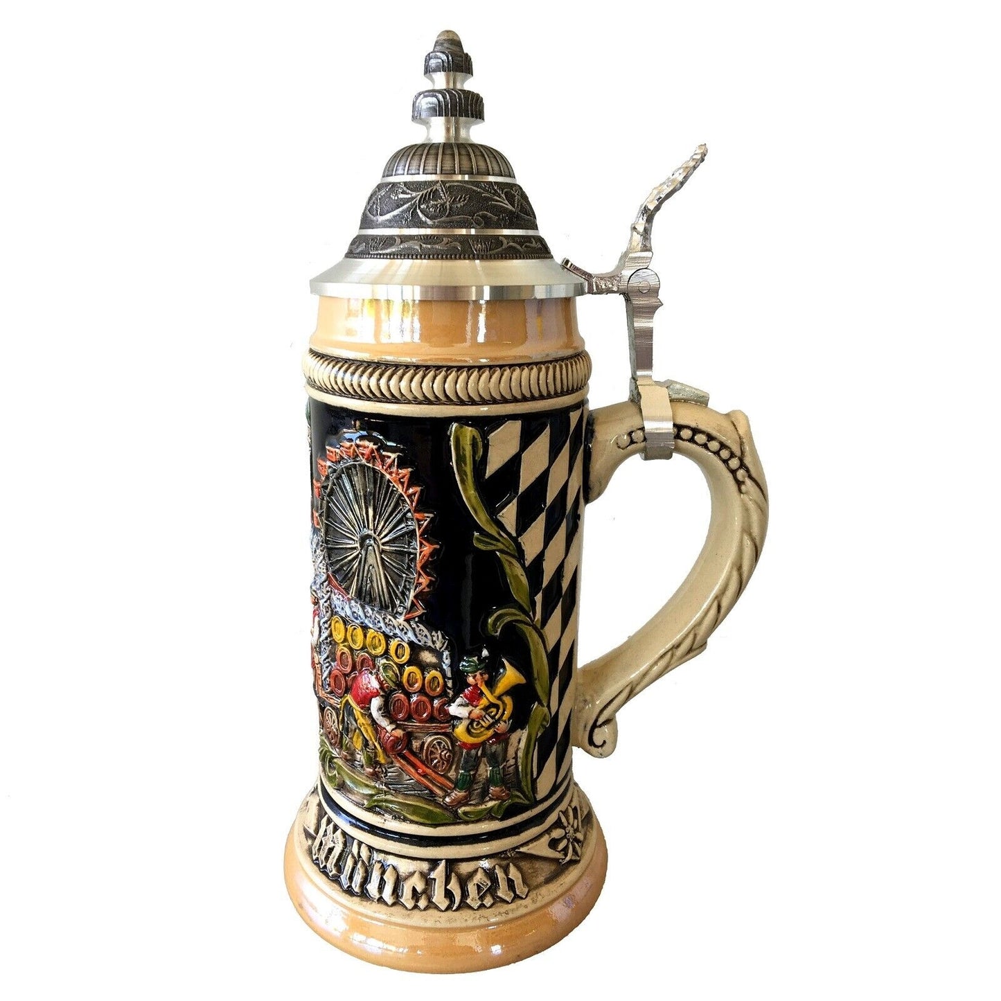 Munich Oktoberfest LE German Beer Stein .5L Made in Germany Munchen Octoberfest