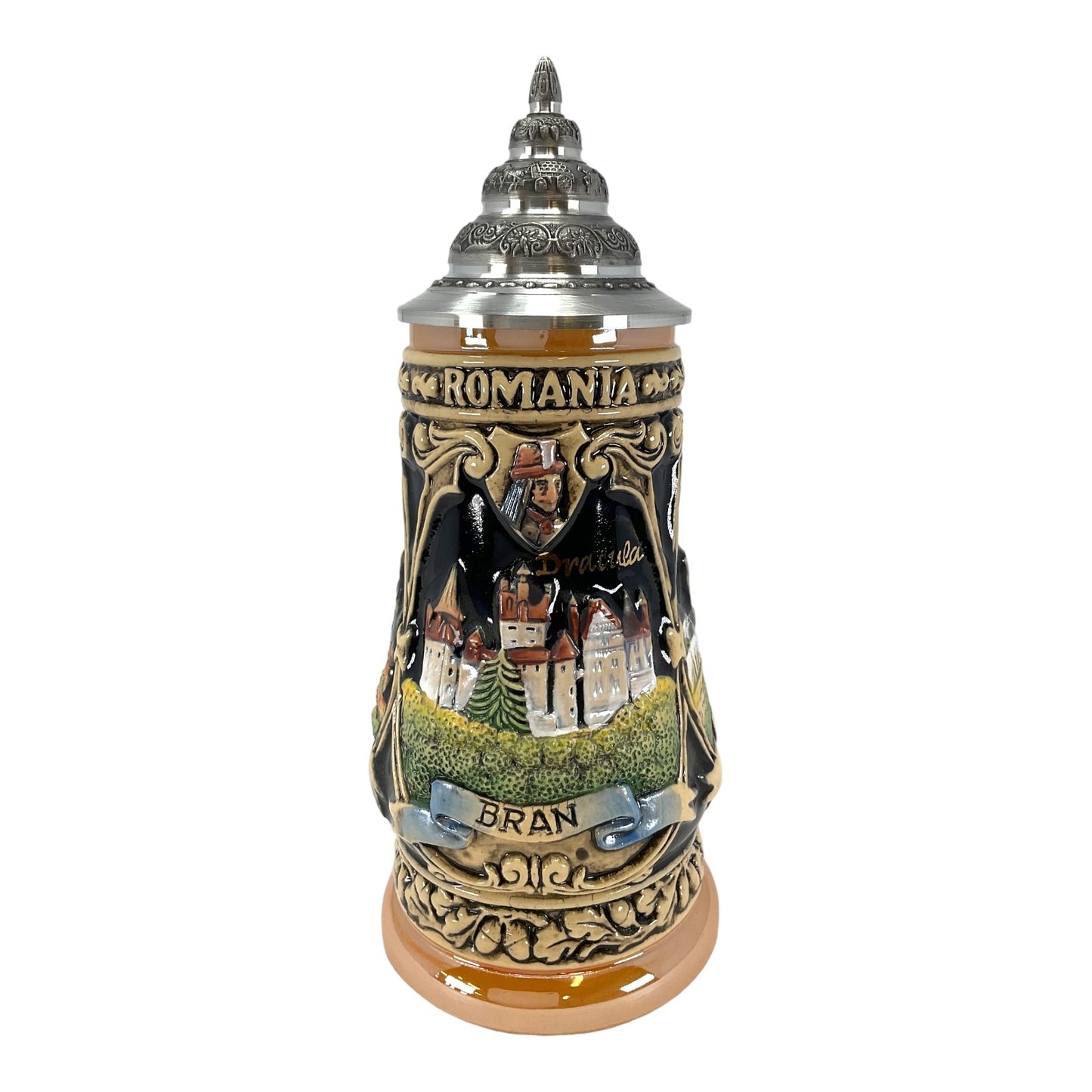 Pinnacle Peak Trading Bran Dracula Castle Romania LE German Beer Stein .25L Made Germany by King Werk