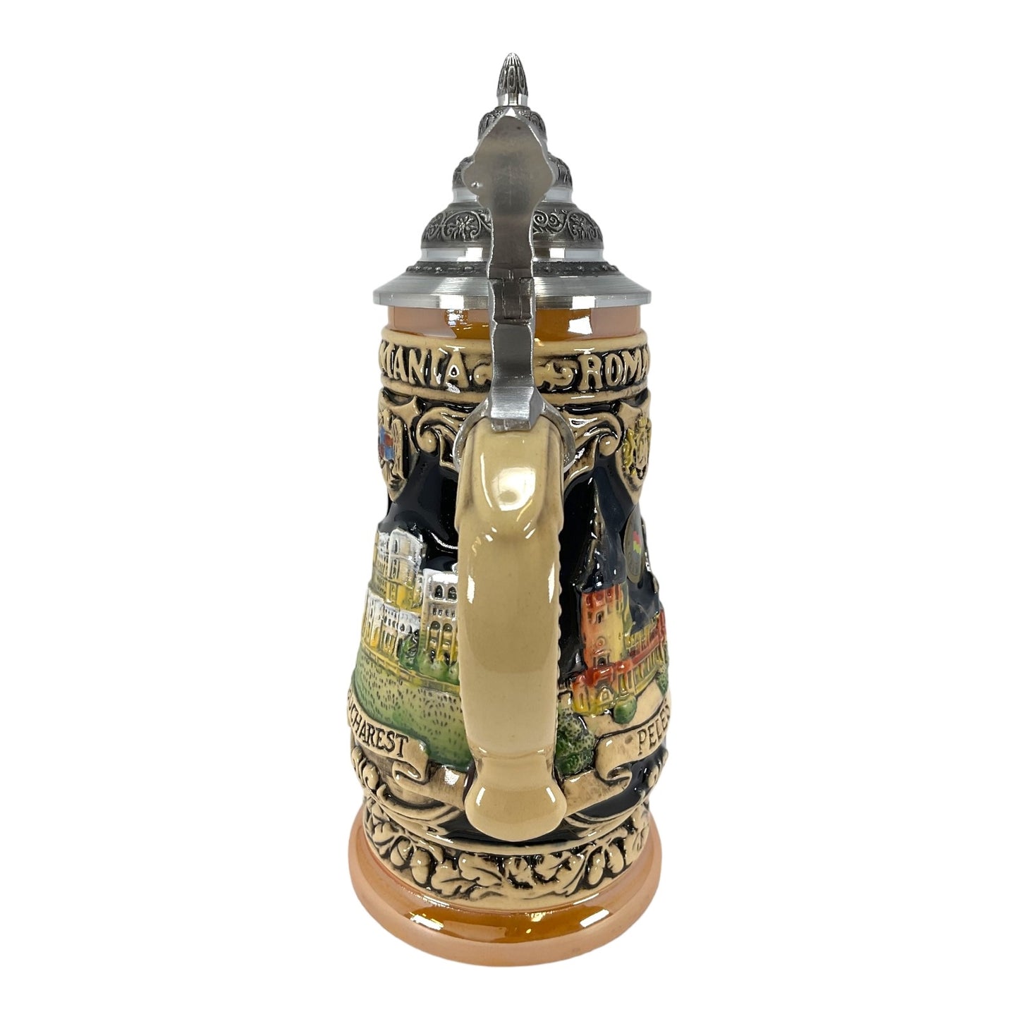 Pinnacle Peak Trading Bran Dracula Castle Romania LE German Beer Stein .25L Made Germany by King Werk