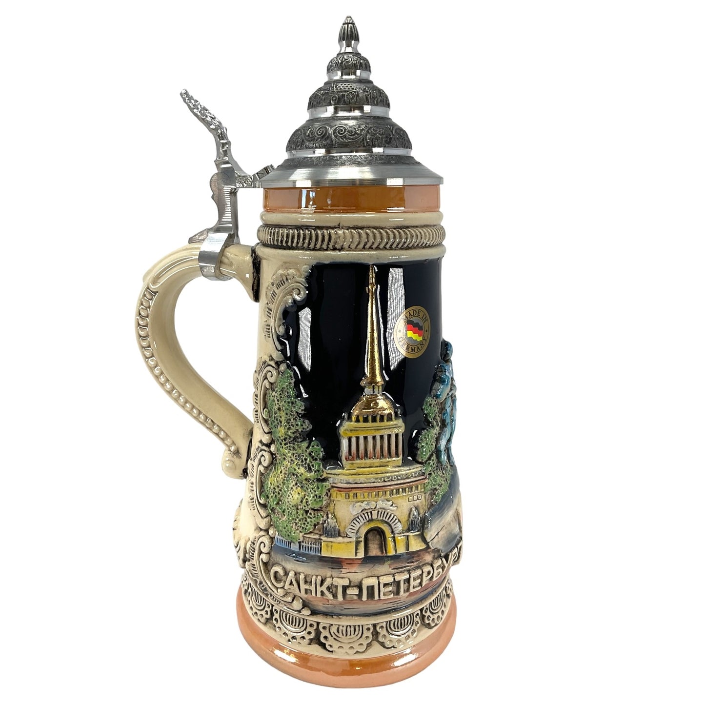 Pinnacle Peak Trading St Petersburg Russia LE German Beer Stein .5L Made in Germany