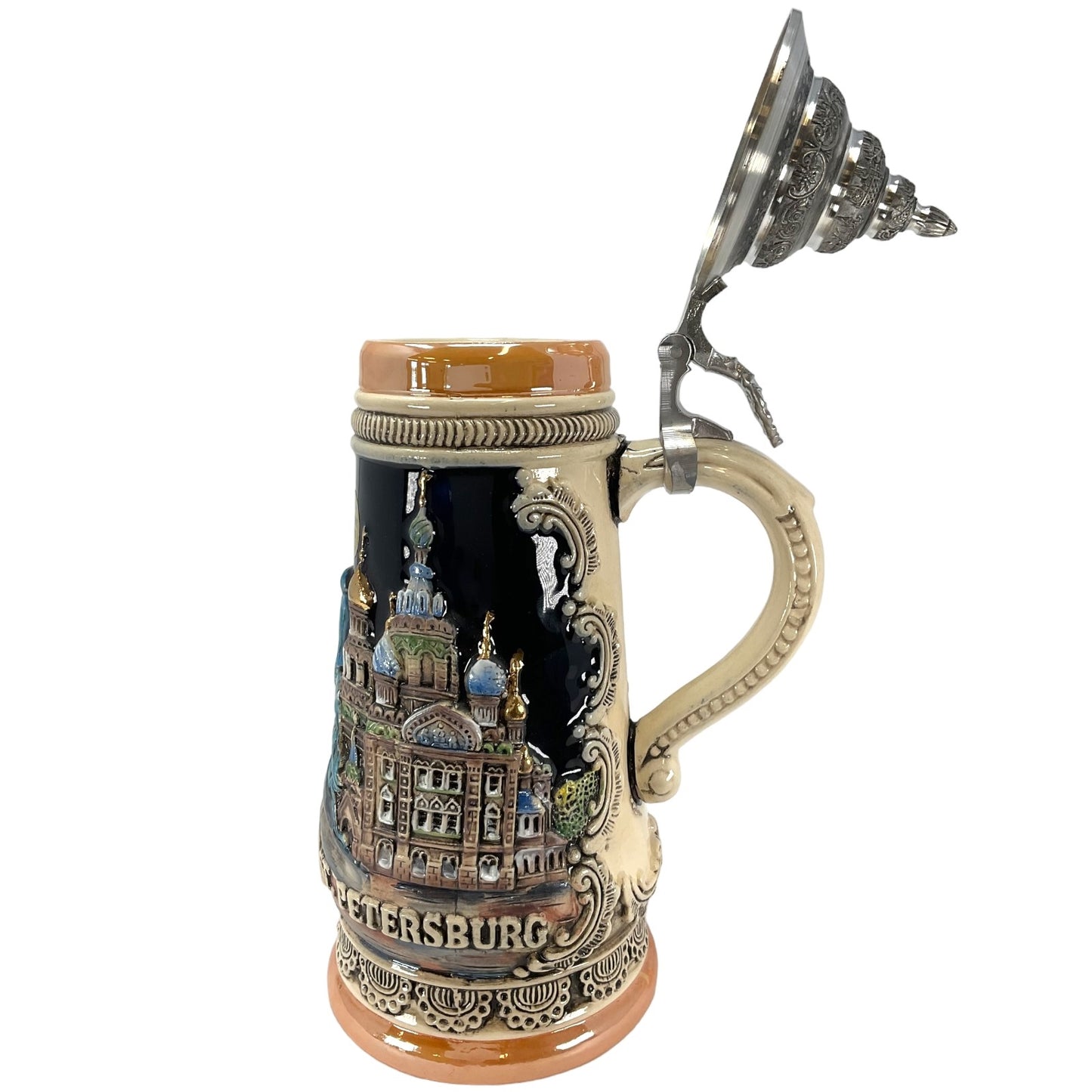 Pinnacle Peak Trading St Petersburg Russia LE German Beer Stein .5L Made in Germany