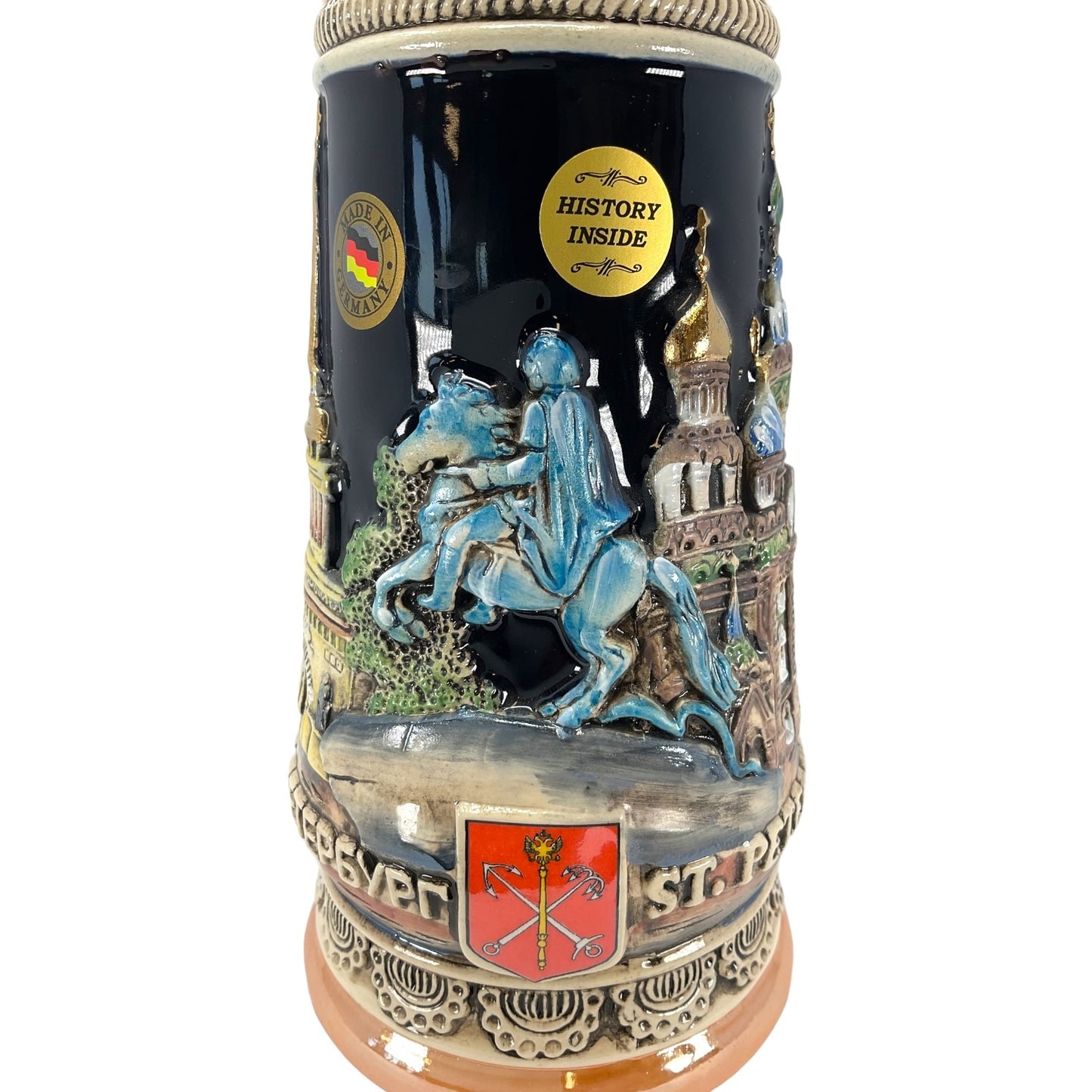 Pinnacle Peak Trading St Petersburg Russia LE German Beer Stein .5L Made in Germany