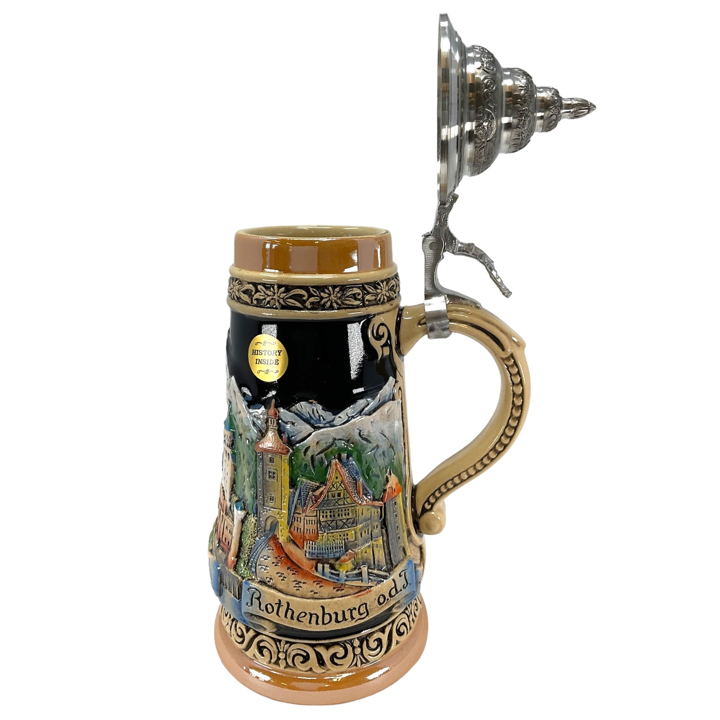 Pinnacle Peak Trading LE Romantic Road Neuschwanstein Castle Rothenburg Heidelberg German Beer Stein .5 Liter