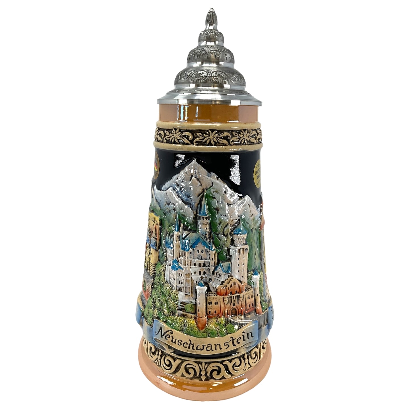 Pinnacle Peak Trading LE Romantic Road Neuschwanstein Castle Rothenburg Heidelberg German Beer Stein .5 Liter