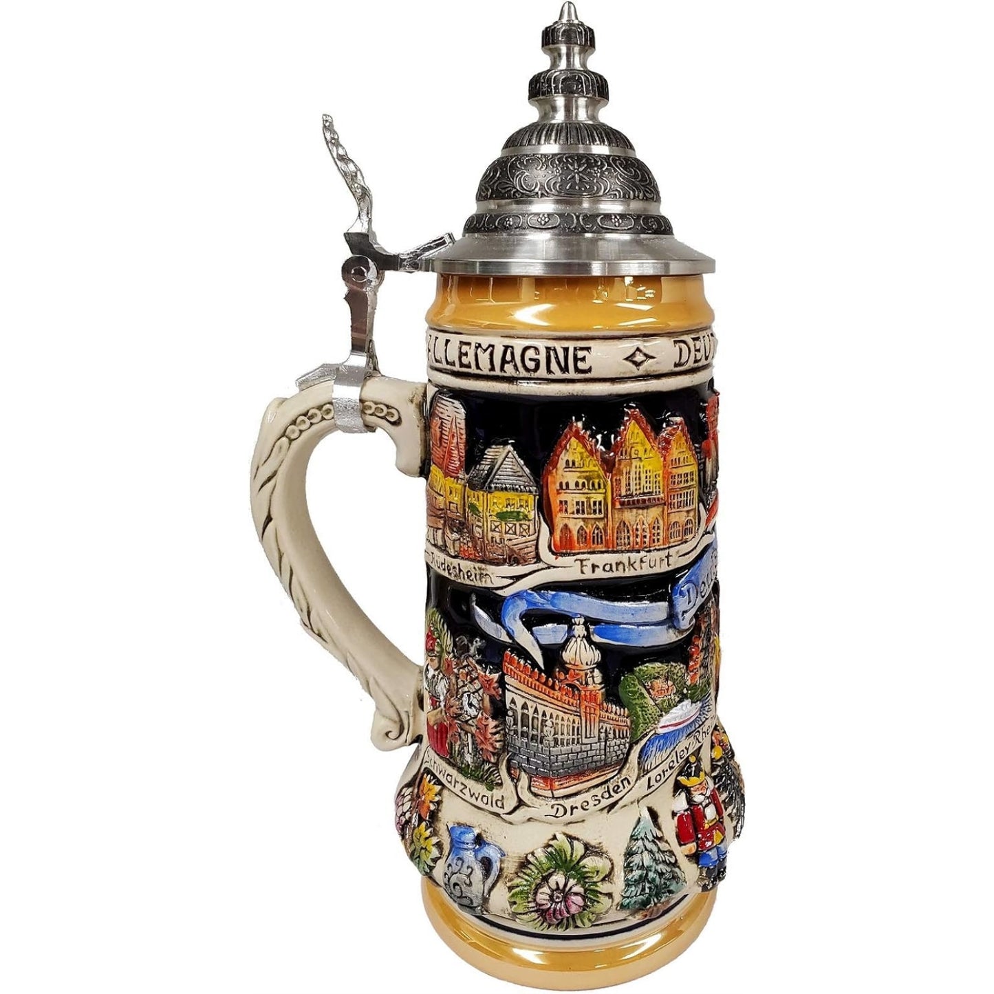 Germany is Beautiful City Panorama LE Stoneware German Beer Stein .5 L