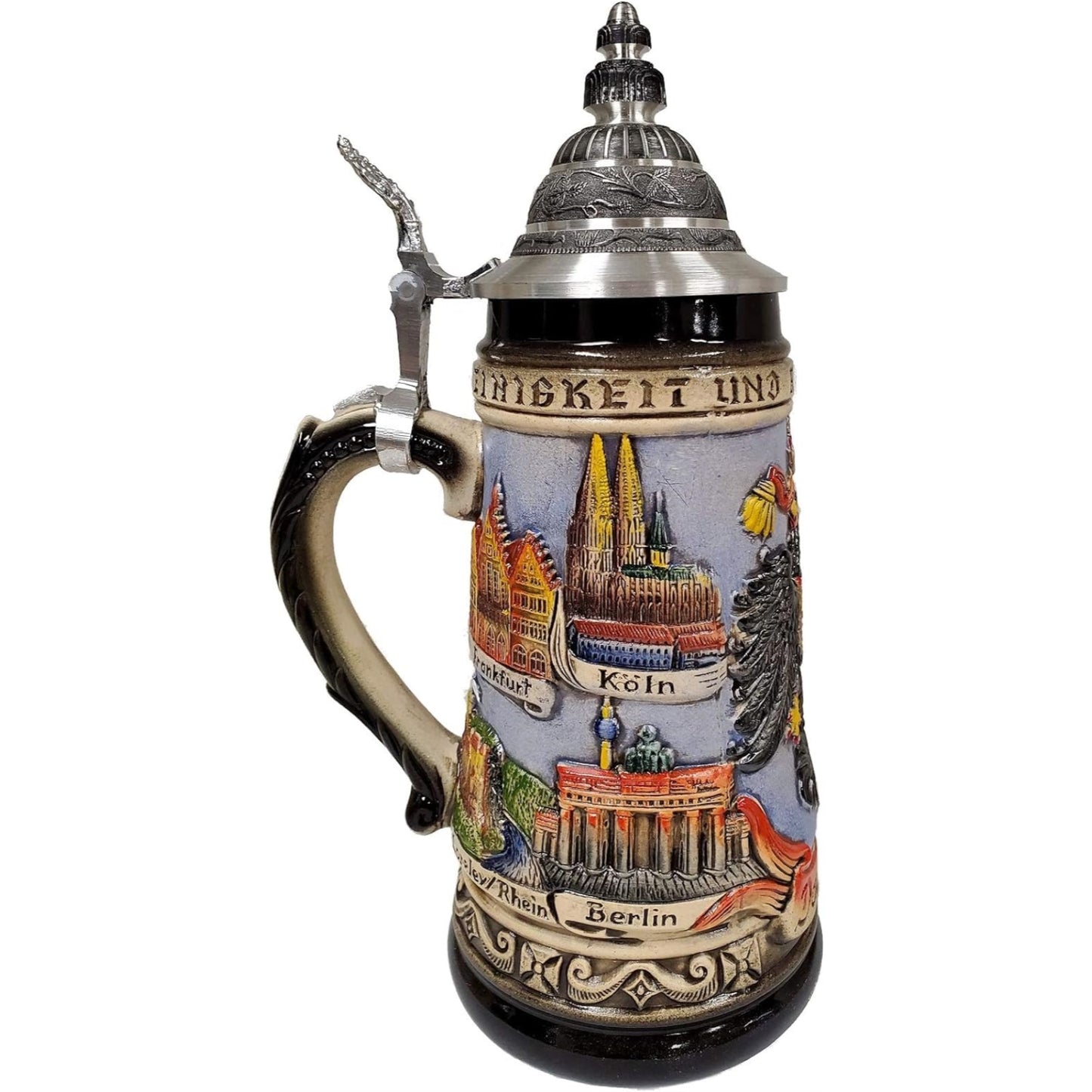 Germany Eagle City Panorama LE German Stoneware Beer Stein .5 L Made in Germany