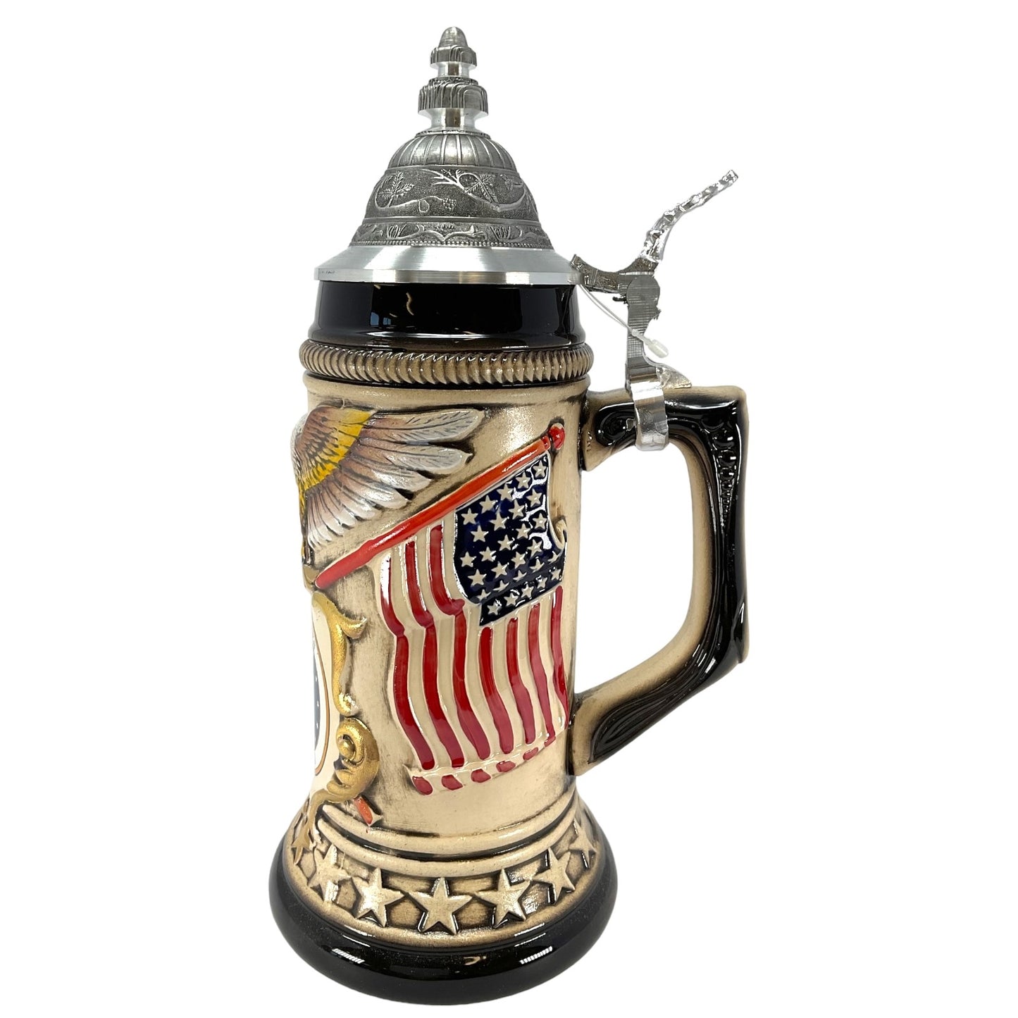 US Air Force Rustic German Beer Stein .75L USAF ONE Military Mug Made in Germany