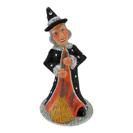 Schaller Halloween Witch German Paper Mache Container