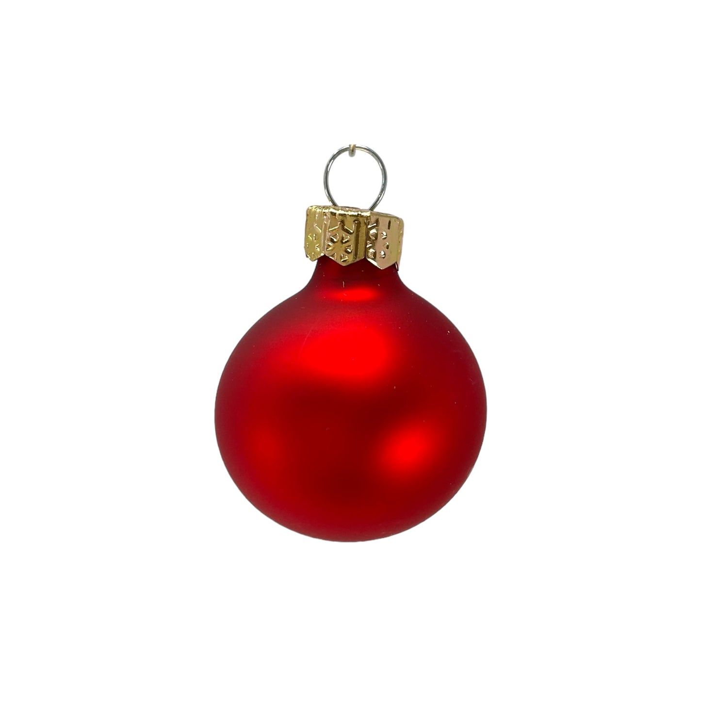 Pinnacle Peak Trading Red Shiny and Matte Polish Glass 30mm Ball Bauble Ornaments 20 Piece Made in Poland 1.2 Inch