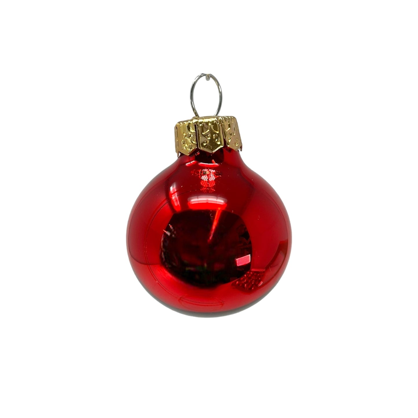 Pinnacle Peak Trading Red Shiny and Matte Polish Glass 30mm Ball Bauble Ornaments 20 Piece Made in Poland 1.2 Inch