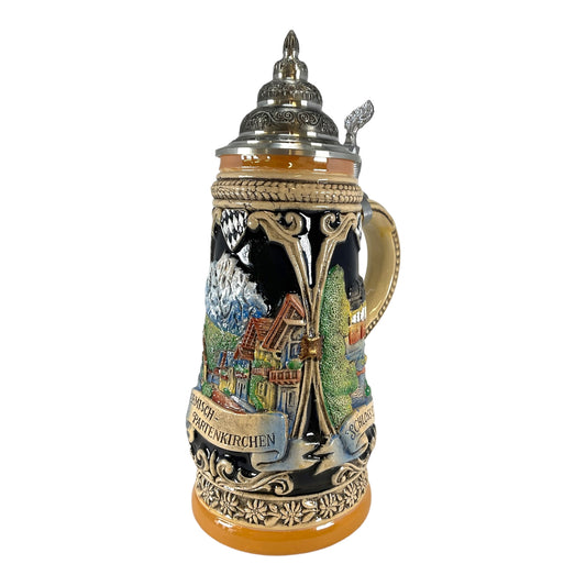 Pinnacle Peak Trading Garmisch Linderhof Oberammergau LE German Beer Stein Made in Germany .5 liter by King Werk