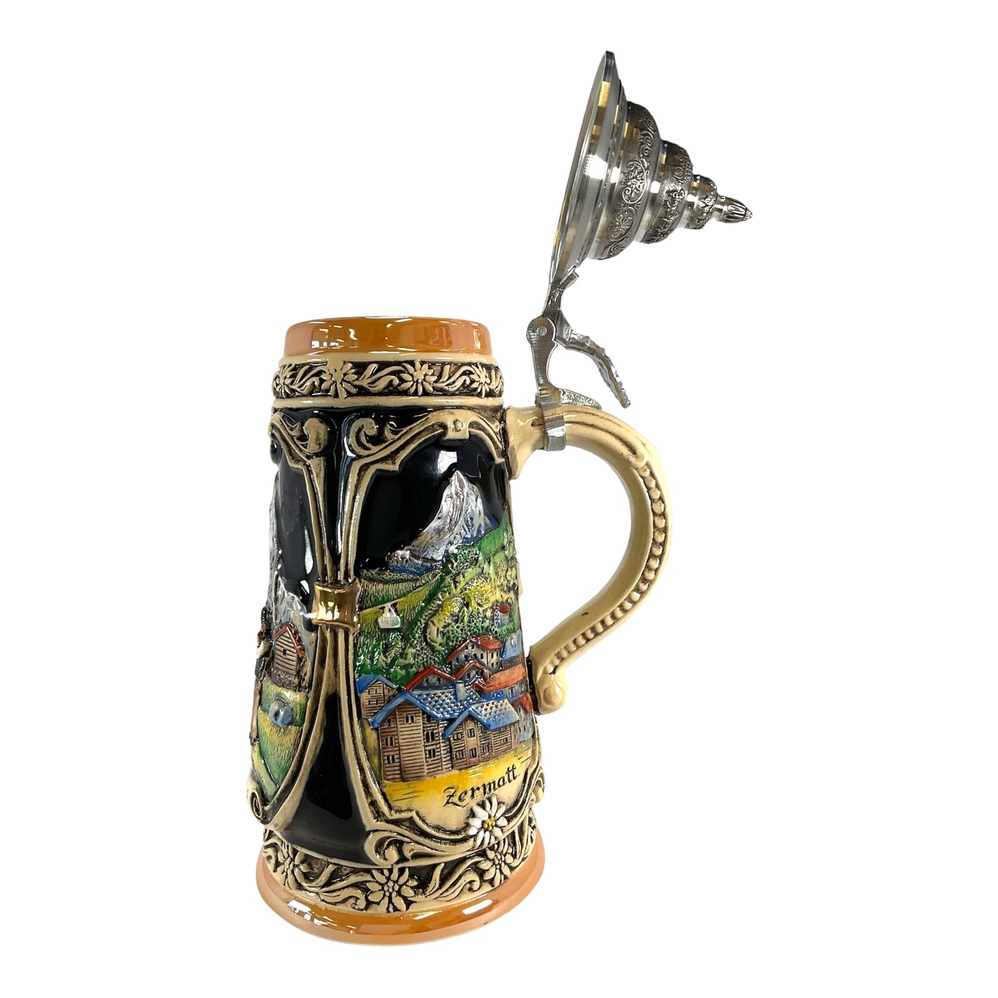 Pinnacle Peak Trading Matterhorn Switzerland German Beer Stein .5L One Mug Germany Limited Edition by King Werk