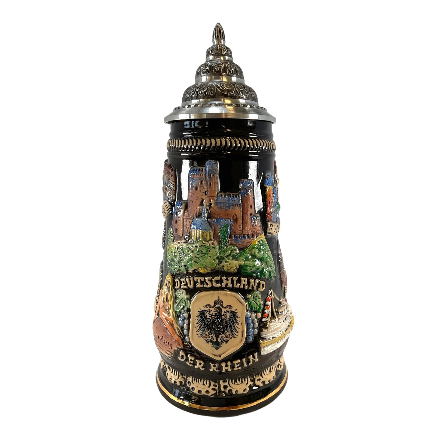 Pinnacle Peak Trading Rhein Rhine River Valley LE German Beer Stein .5L Made in Germany by King Werks