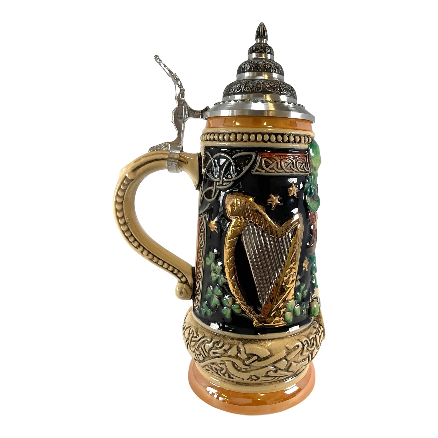 Pinnacle Peak Trading Company Ireland LE German Beer Stein with Pewter Lid .5 liter Made in Germany by King Werk